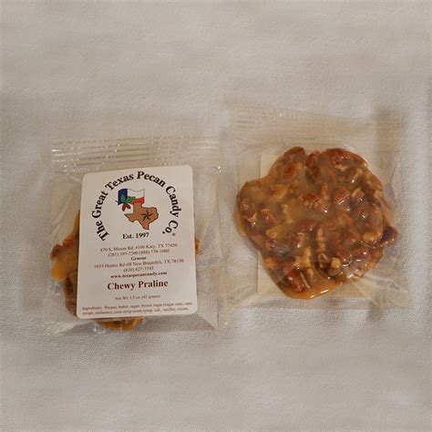 Chewy Praline The Great Texas Pecan Candy Company