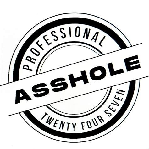 Professional Asshole Decal Etsy