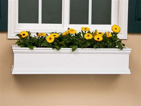 30 Inch Lancaster Direct Mount No Rot Pvc Composite Flower Window Box W