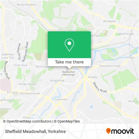 How to get to Sheffield Meadowhall in Brightside by Bus or Train?