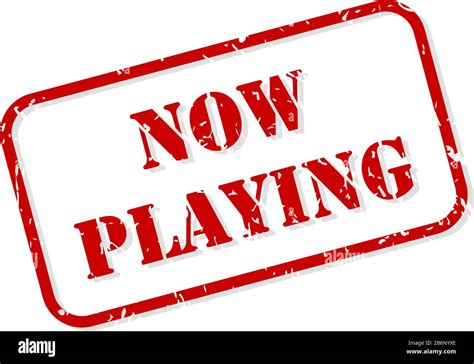 playing red rubber stamp vector isolated stock vector image art