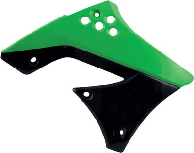 Acerbis Radiator Shrouds Green Black KX250F 09 12 AOMC Mx