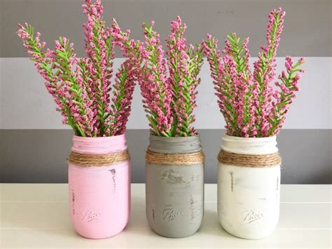 Spring Mason Jar Centerpieces