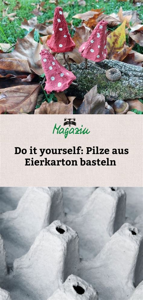 Pilze Aus Eierkarton Basteln Eierkarton Basteln Eierkartons Basteln