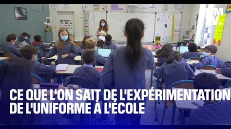 Ce que l on sait de l expérimentation de l uniforme à l école