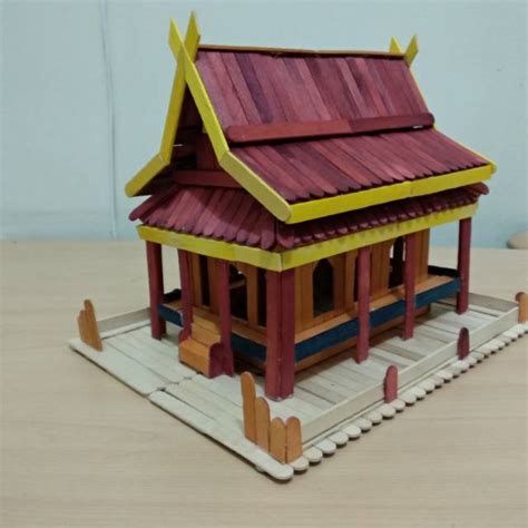 Jual Prakarya Maket Miniatur Rumah Adat Riau Shopee Indonesia