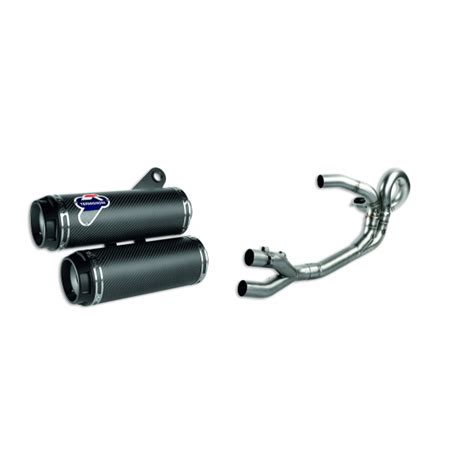 Termignoni Ducati Motorcycles Exhaust Silencers Pipes Link Mid