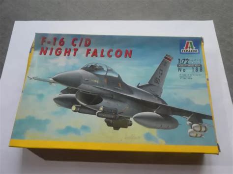 ITALERI MAQUETTE à assembler et à peindre F 16C D Night Falcon 1