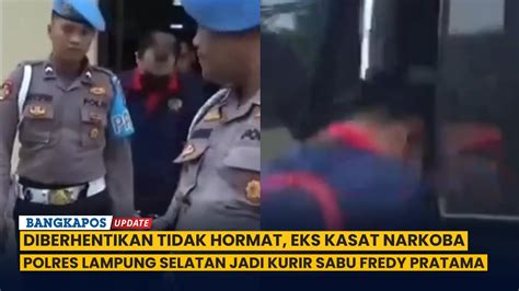 Diberhentikan Tidak Hormat Eks Kasat Narkoba Polres Lampung Selatan