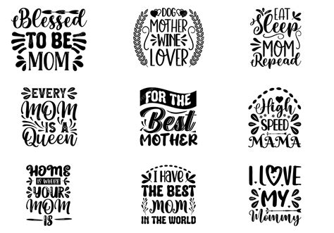 Premium Vector Mothers Day Svg Designs Bundle