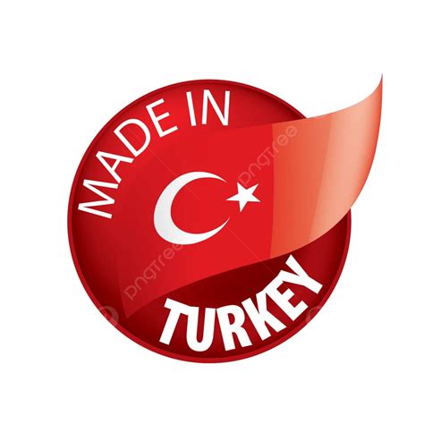 Vector Illustration Of The Turkish Flag On A Blank Background Vector