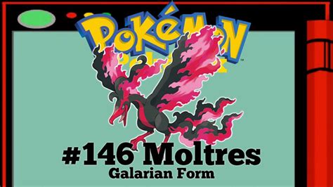 Pok Dex Moltres Galarian Form Youtube