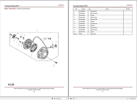 Dynapac Forward Plate Dfp Operating Maintenance Instruction Parts