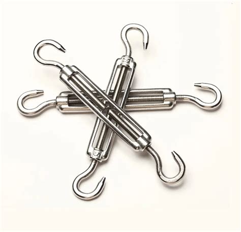 Pcs Lot Stainless Steel M Hook Hook Turnbuckle Adjust Chain