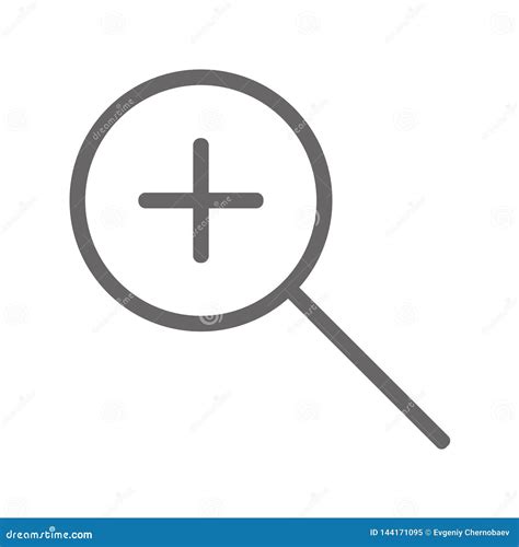 Zoom Icon Vector Eps10. Magnifier with Symbol Plus. Zoom Icon. Plus ...