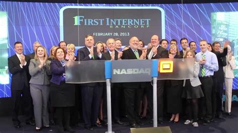 First Internet Bancorp Goes Public Inbk A Recap Of Our Nasdaq Bell