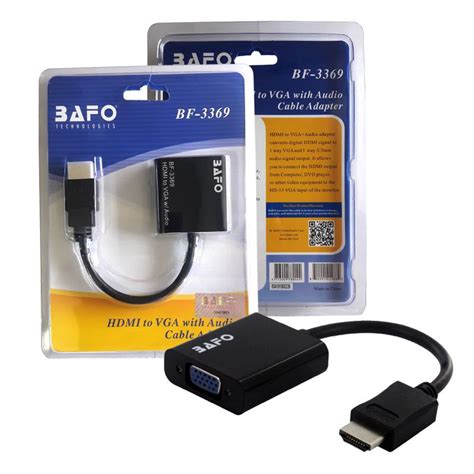 CONVERTER HDMI TO VGA BAFO