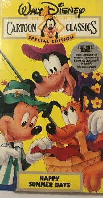 Walt Disney Cartoon Classics Volume 10 Pluto Fifi Vhs 1987