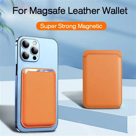 For Magsafe Wireless Charging Leather Wallet Phone Case For Iphone 13 Pro 12 11 14 Promax Plus