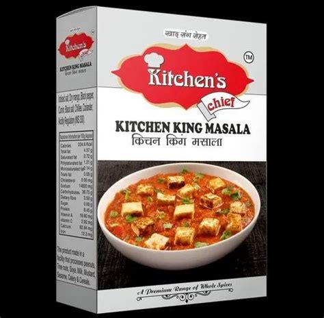 Kitchen King Masala Packaging Size 100 G Packaging Type Box At Rs