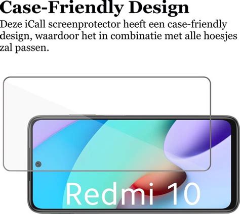 Screenprotector Geschikt Voor Xiaomi Redmi 10 Beschermglas Glas