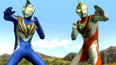 Ultraman Agul V2 Ultraman Gaia V2 TAG HD Remaster Battle Mode Play