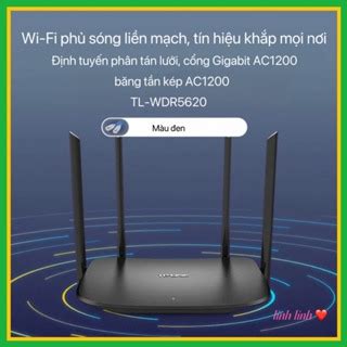 Wifi Kích SóngNew Không Dây Tp Link TL WDR 5620 1200Mbps Vua