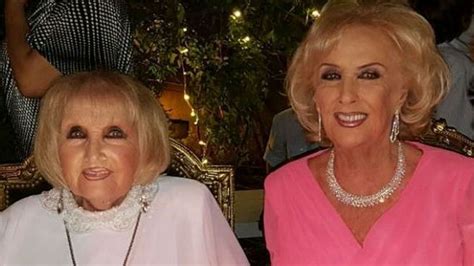 A los 93 años murió Goldie la hermana gemela de Mirtha Legrand