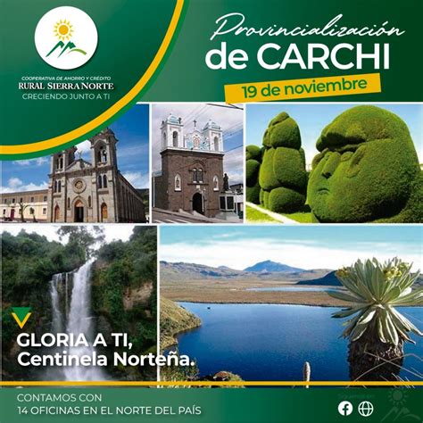 Provincializaci N De Carchi Cooperativa De Ahorro Y Cr Dito Rural