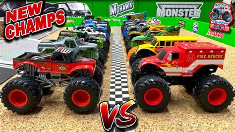 Toy Diecast Monster Truck Racing Tournament Round 32 Spin Master Monster Jam Series 29 🆚