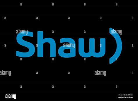 Shaw Communications, Logo, Black Background Stock Photo - Alamy