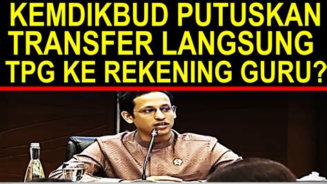 Hore Kabar Gembira Tunjangan Sertifikasi Guru Ditransfer Langsung Ke