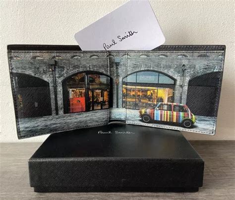 PAUL SMITH KINGS Cross Coal Drops Yard Wallet Made In Italy Bnib 125