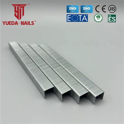 Shanghai Yueda 21 Ga 80 Series Fine Wire Steel Staples For Furniture