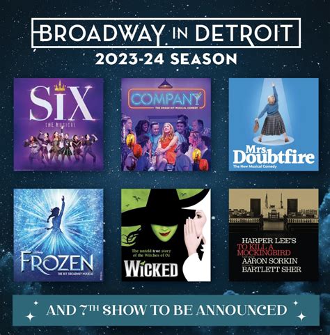 Broadway in Detroit announces 2023-2024 Season Lineup – Fashion meets Food