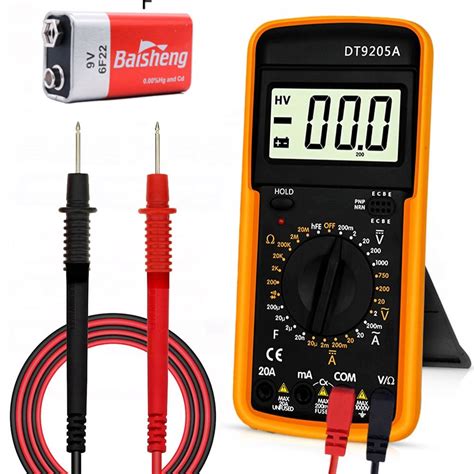 Profesjonalny Miernik Pr Du Multimetr Cyfrowy Elektryczny Tester