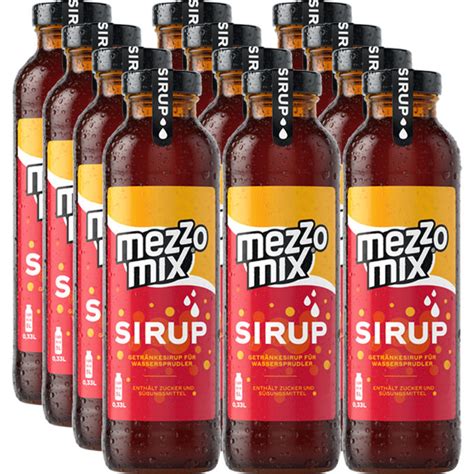 Mezzo Mix Sirup 12er Pack 12x 033l Von Mezzo Mix Motatos