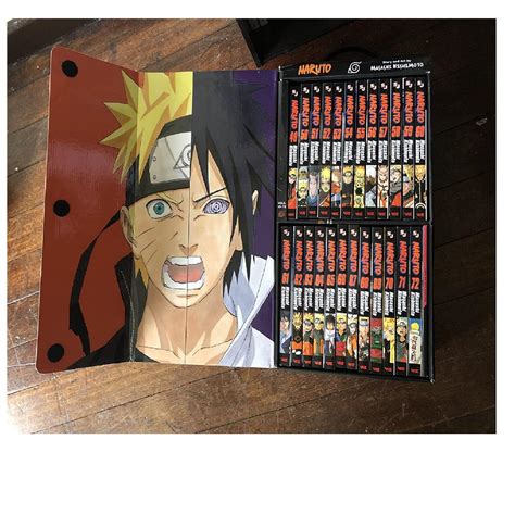 Naruto Box Set 3 Volumes 49 72 With Premium Naruto Depop