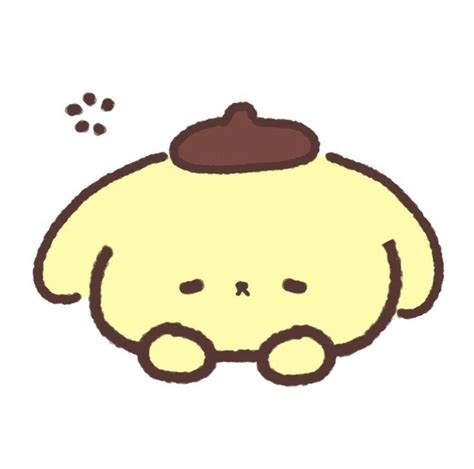 Cute pompompurin Sanrio ในป 2024 สตกเกอรนารก ไอเดยวาดรป