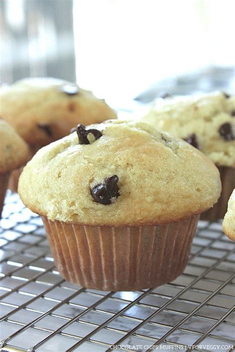 Fluffy Moist Chocolate Chips Muffins Moist Chocolate Chip Muffins