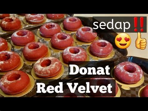 DONAT RED VELVET VIRAL SEDAP DAN LEMBUT YouTube