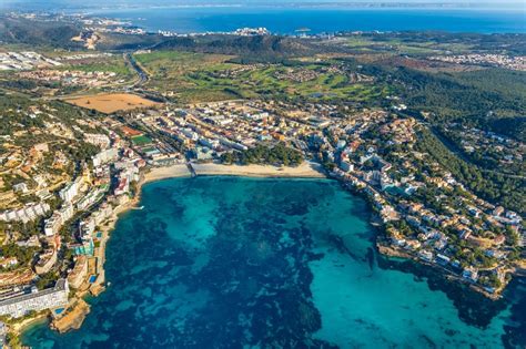 Calvia Aus Der Vogelperspektive Bucht Entlang Der Meeres K Ste Des