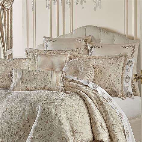 J Queen Trinity Champagne 4 Piece Comforter Set In King Final Sale King Comforter Sets