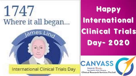 Happy International Clinical Trials Day 2020 Clinicaltrials Happy