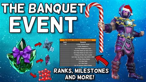 Banquet Event 2022 Rank Rewards And Greater Banquet Crystal Contents Marvel Contest Of