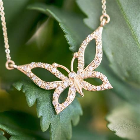 Mesmerize Them With This Beautiful Diamond Butterfly Pendant 🦋