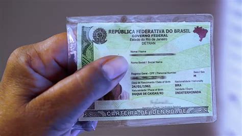 Nova Carteira de Identidade Nacional começa a valer apartir desta