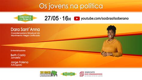 Os jovens na política é tema do Soberania em Debate desta semana