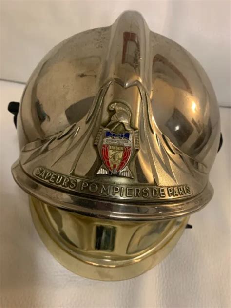 CASQUE DE POMPIER De Paris F1 Gallet Cgf 1988 Obsolete EUR 361 00