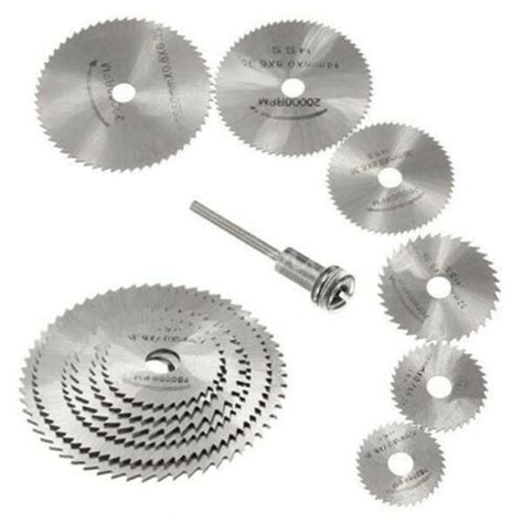 6pcs Wood Saw Blades Disc Wood Cutting Discs Drill Mandrel Stainless ...